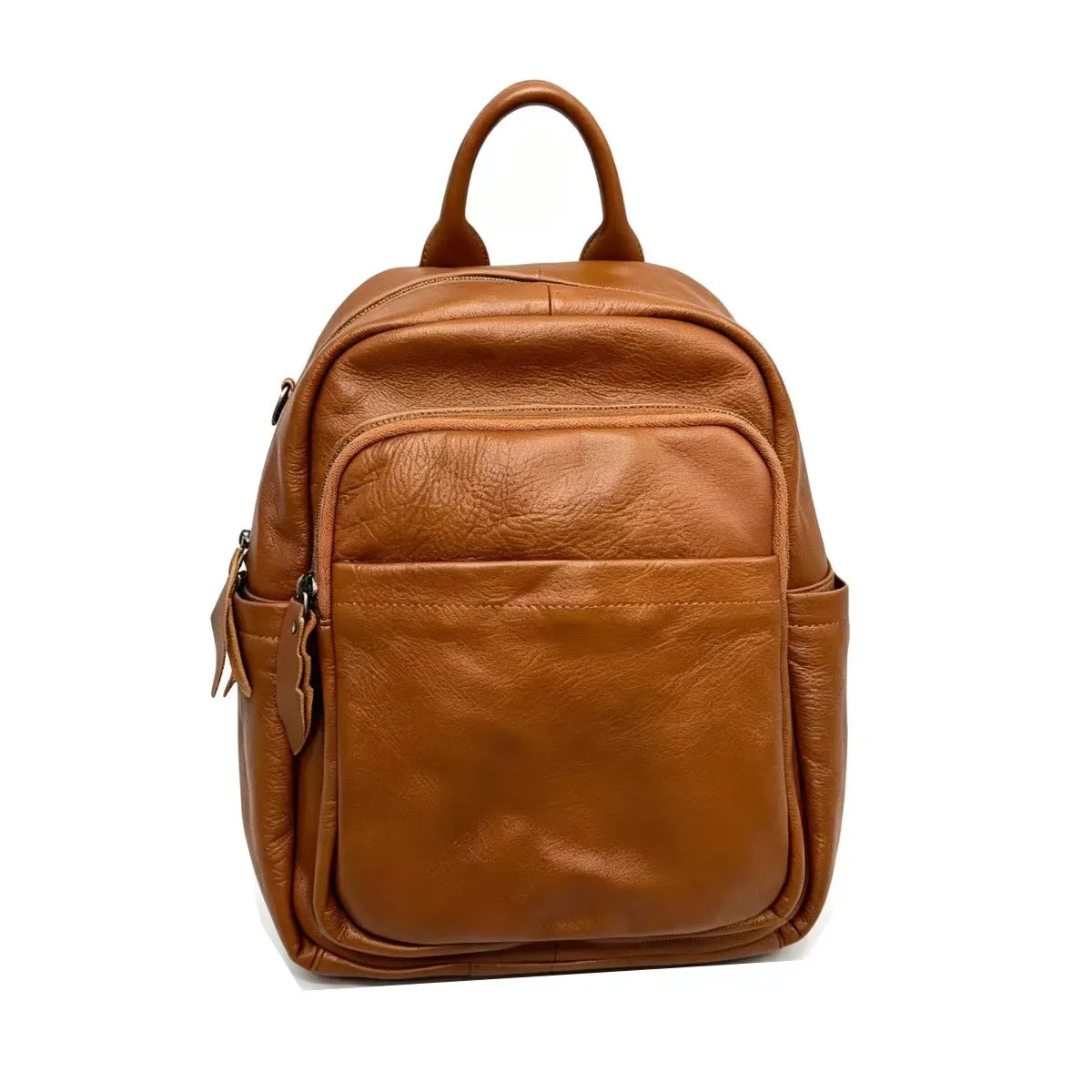 sac à dos patchwork en cuir véritable pour femme, sacs à bandoulière en cuir de vache véritable, fourre-tout de voyage en cuir de vache à la mode