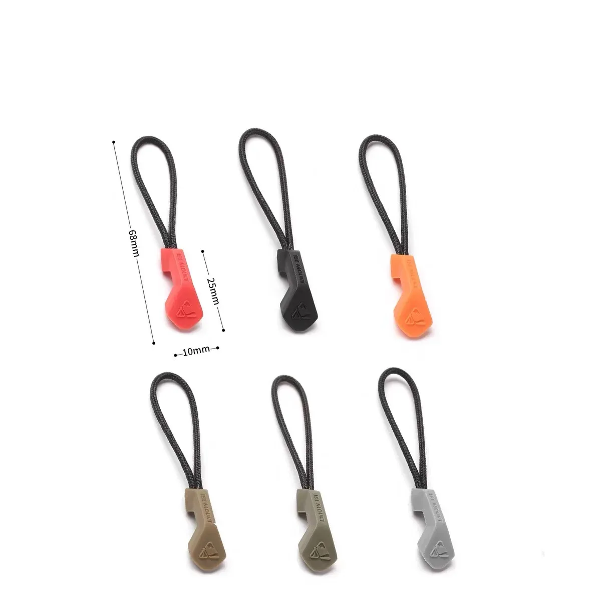 accessoire forme cordelette multifonctionnelle plastique personnalisation sac dos manteau vestes orange doré marron rose antidérapant usage voyage