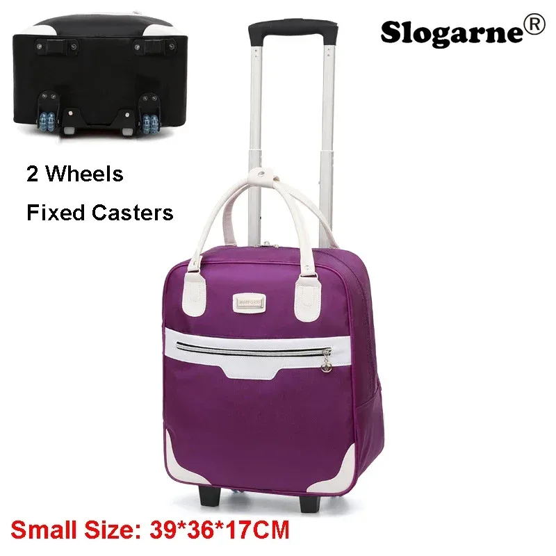 mode bagages roulants femmes 4 roues spinner voyage sacs hommes voyage d'affaires sacs oxford valise étanche chariot bagages