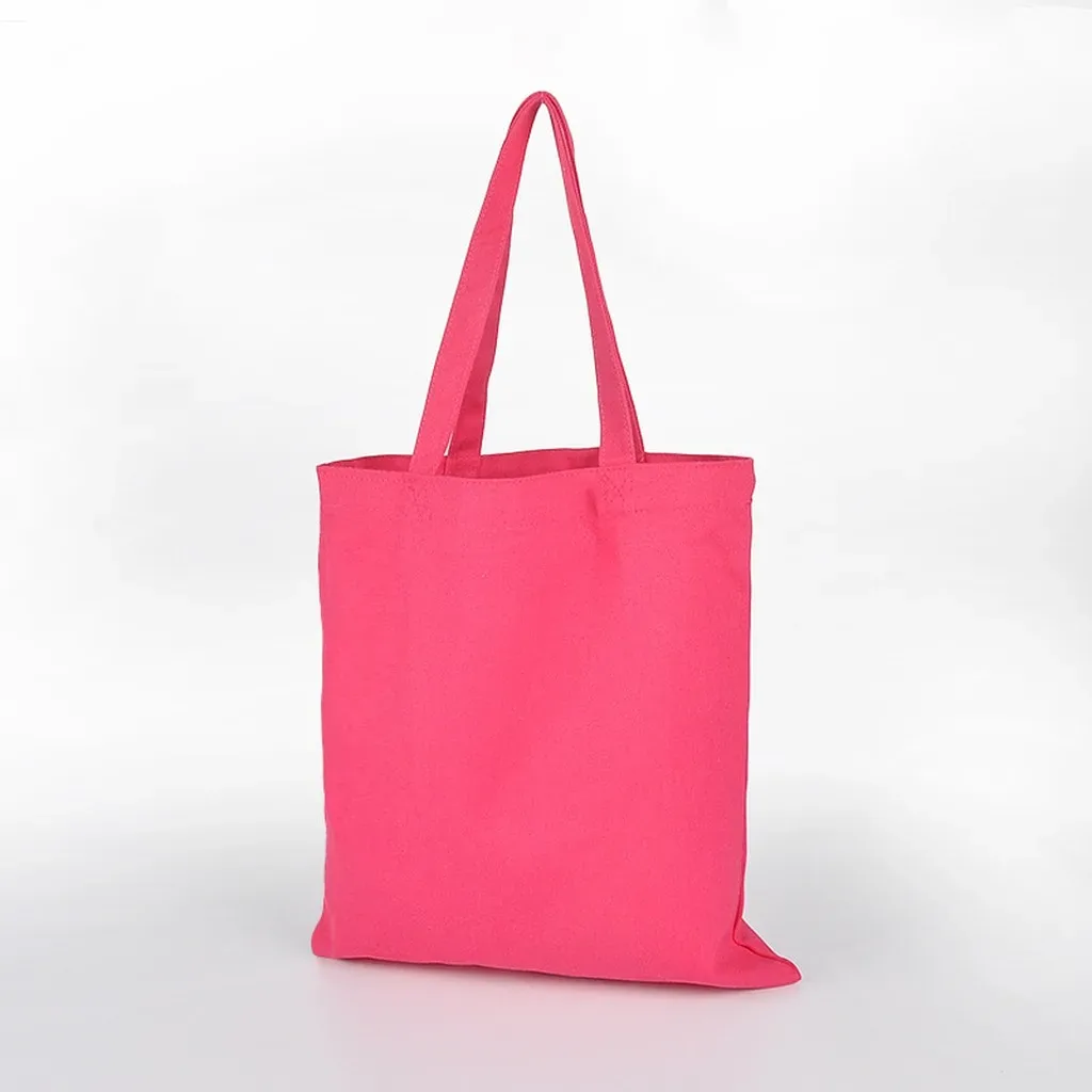 sac fourre-tout vierge en toile de coton souple pour emballage cadeau, création artistique étudiante et articles de magasin