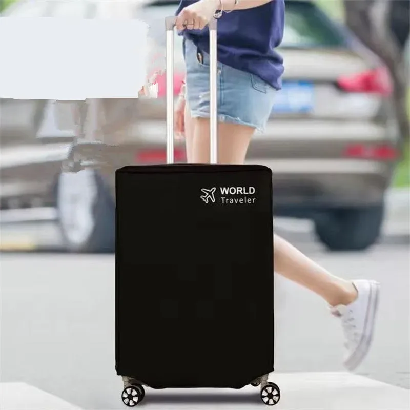 protecteur de valise étanche noir, housse de bagage, housse anti-poussière pour bagages, valise de voyage, adapté pour 20-30"