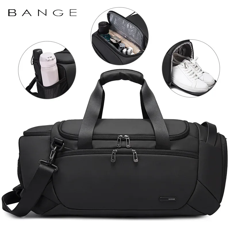 bange nouvelle sacoche de voyage multifonctionnelle personnalisable de haute qualité unisexe, imperméable, pour sport et gym