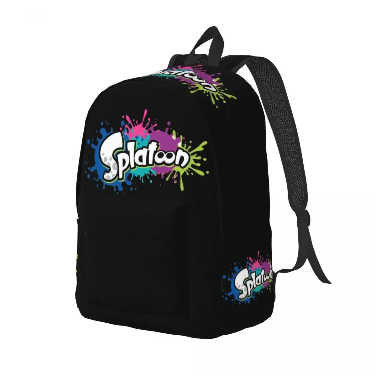 sac à dos pour adolescents splatoon, léger, pour étudiants, sac à dos d'affaires pour hommes et femmes, sacs en toile pour ordinateur portable