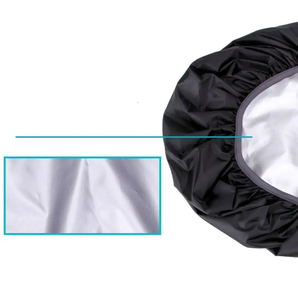 housse de sac de randonnée réglable en tissu oxford, anti-uv, à double boucle, réfléchissante, élastique, pour voyage et activités de plein air