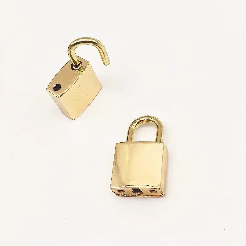 1 pièce de fermoir carré en métal pour sac, cadenas, boucle de fermeture, accessoire décoratif pour sac à main, bagages, artisanat diy.