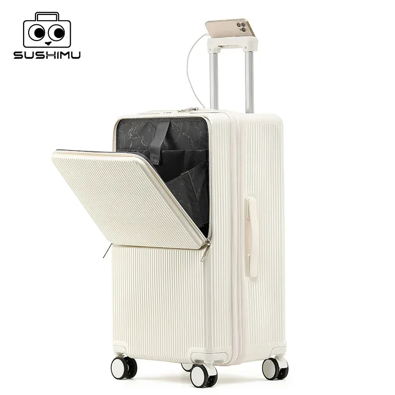 suhimu valise large poignée valise de voyage hommes 20 24 26 bagage à main femmes pc cadre en aluminium boîtier de chariot
