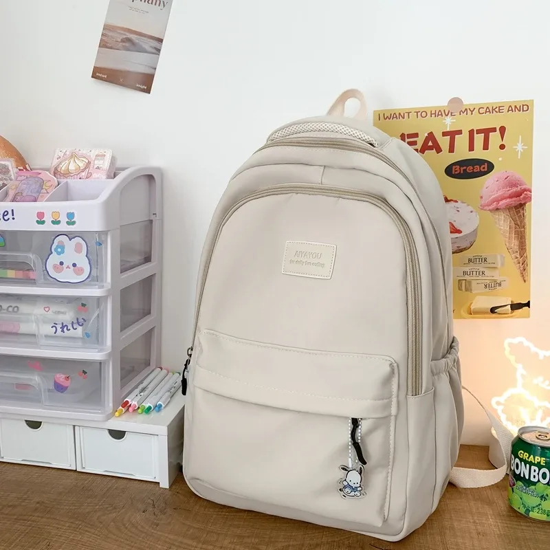 nouveau sac à dos tendance pour femme et homme, grande capacité, imperméable, pour collège, ordinateur portable, école, voyage, livres, style mignon et cool