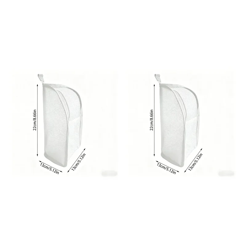 trousse de toilette portable en maille, organisateur de voyage suspendu léger et pliable transparent pour brosse à dents et articles de voyage