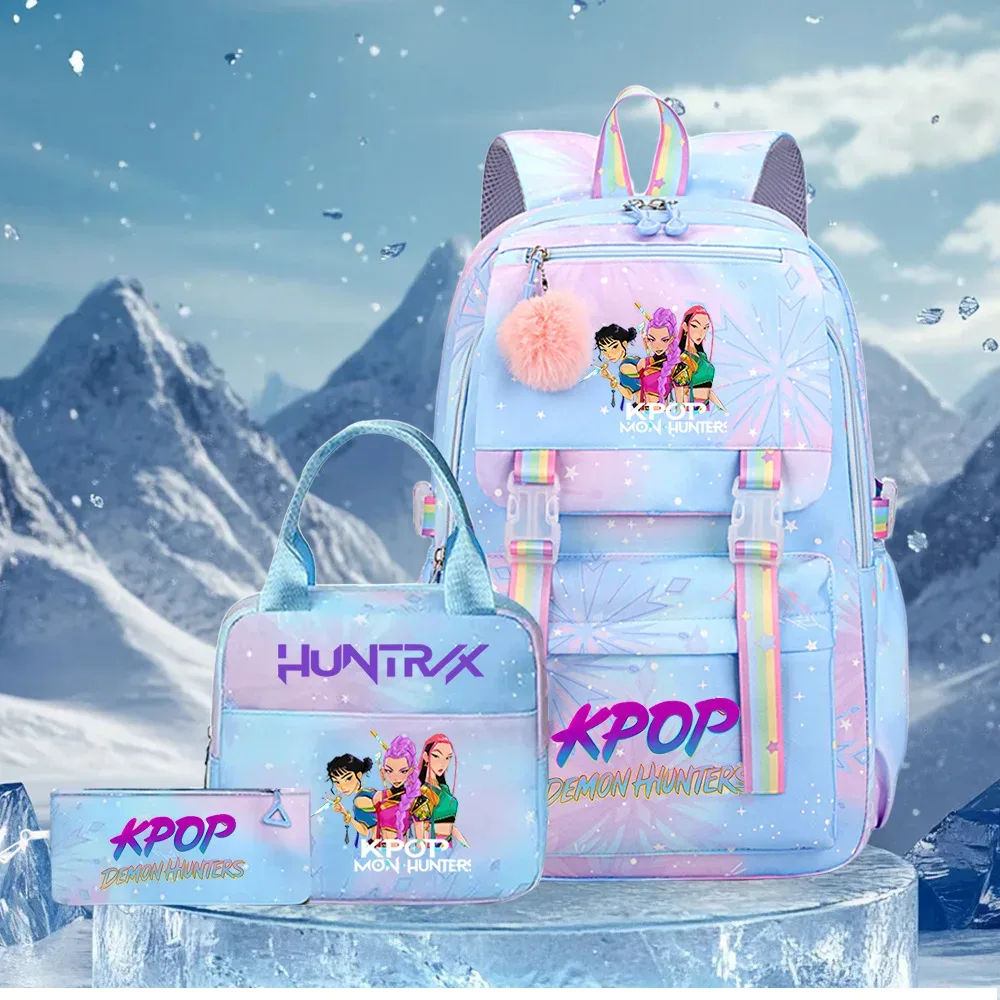 sac à dos kpop demon hunters pour enfants, sacs d'école pour enfants, sacs à dos pour ordinateur portable pour adolescentes et garçons, sacs de voyage pour femmes