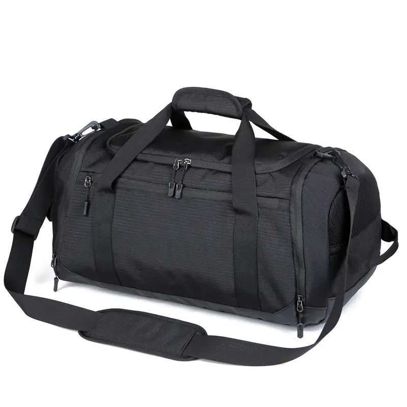 sac de sport avec logo personnalisé pour homme, sac de voyage étanche, sac de fitness, sac de rangement d'entraînement, bagage pour homme, motif de logo imprimé