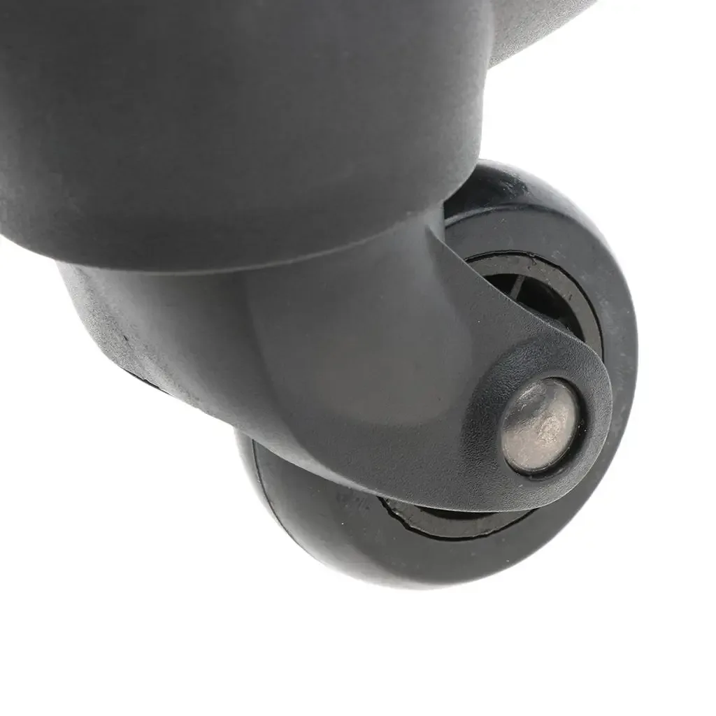 roues pivotantes muettes remplacement sac bagages noir pvc métal conique travail bricolage longévité haute qualité