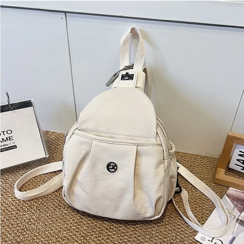 nouveau sac à dos en nylon imperméable multifonctionnel, sac bandoulière grande capacité léger, sac de poitrine, sacoche