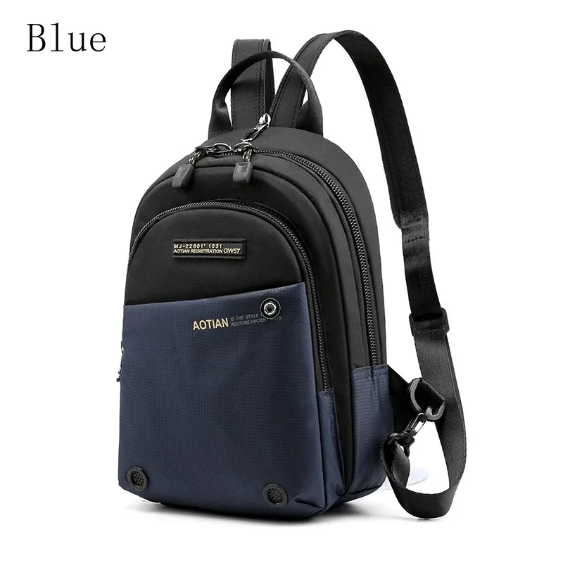 sac dos nylon bleu marine noir polyvalent compact grande capacité voyage sport jour usage courant