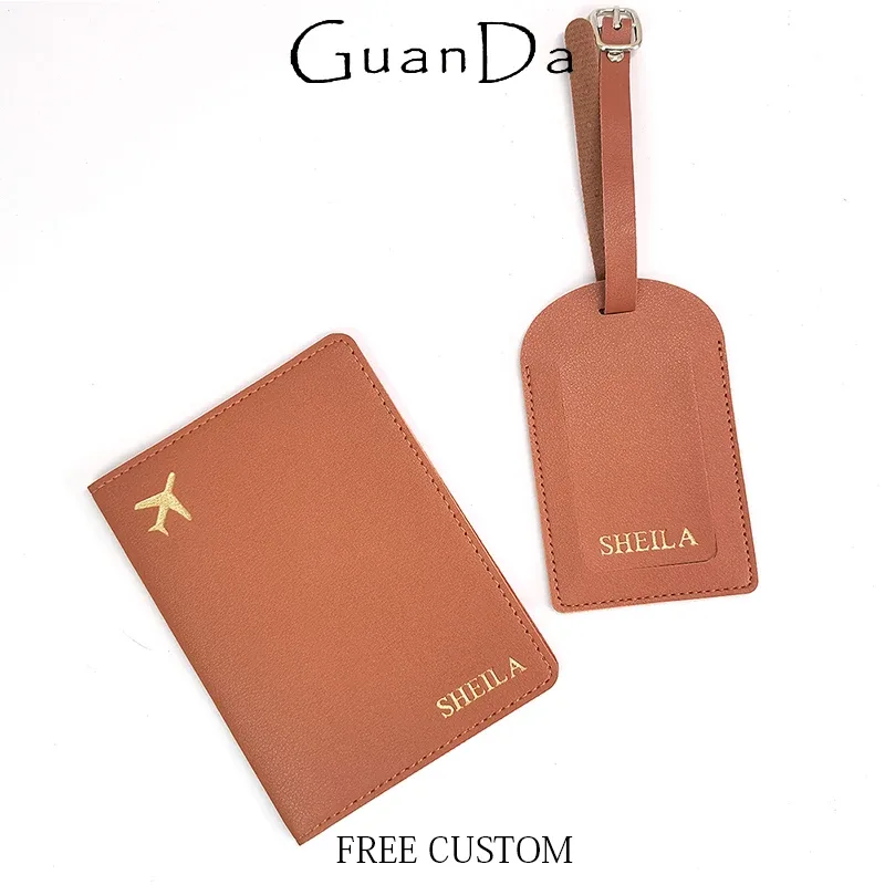 étiquette bagage cuir gravé avion doré gris orange beige noir rouge kaki rose vert voyage identité