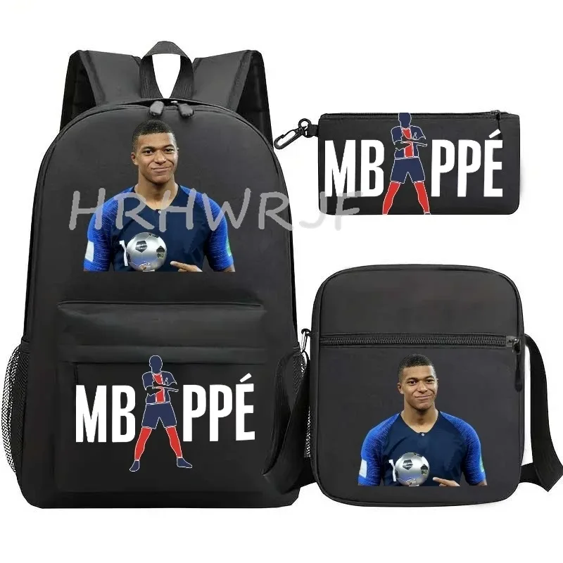 sacs à dos neymar, lot de 3, grand sac de voyage pour adolescents, sac d'école, sac à dos de sport, sac à dos décontracté en nylon classique pour ordinateur
