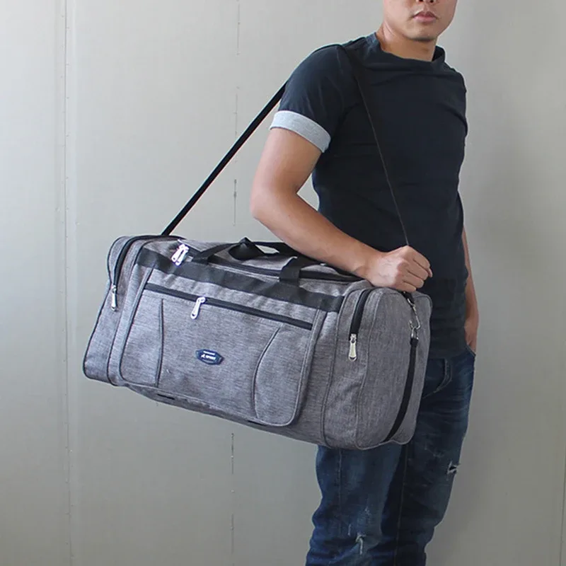 sacs de voyage oxford imperméables pour hommes, bagages à main, grand sac de voyage d'affaires, grande capacité, sac de voyage de week-end