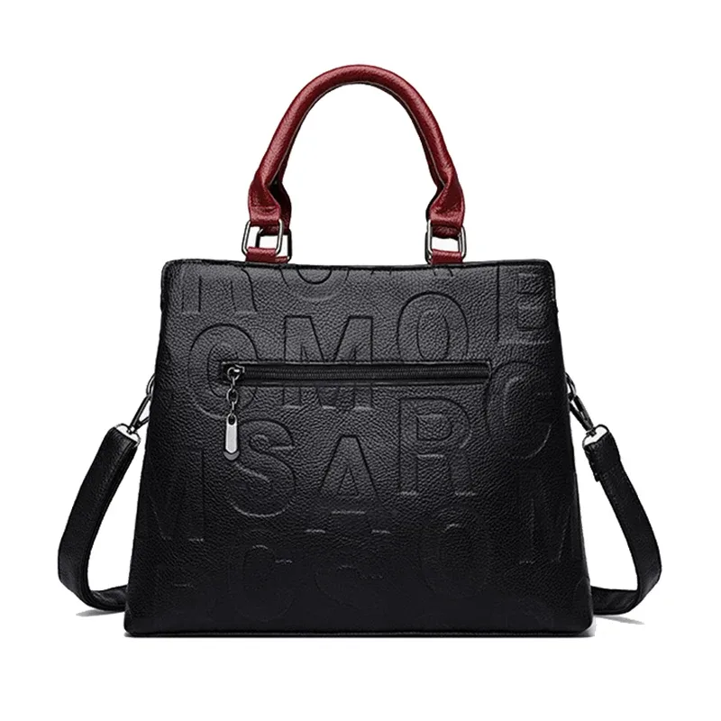 sac à main fourre-tout pour femme, sacoche en bandoulière en cuir pu, pochette décontractée de voyage, besace à épaule, accessoire de luxe à grande capacité