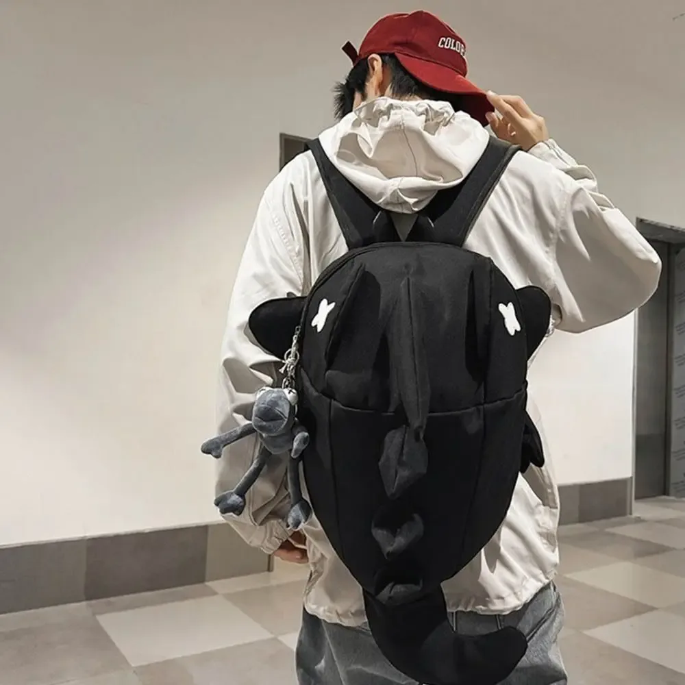 sac à dos tendance imperméable motif requin, grande capacité, multi-poches, sac de voyage pour ordinateur portable, sac décontracté pour étudiants, garçons et filles