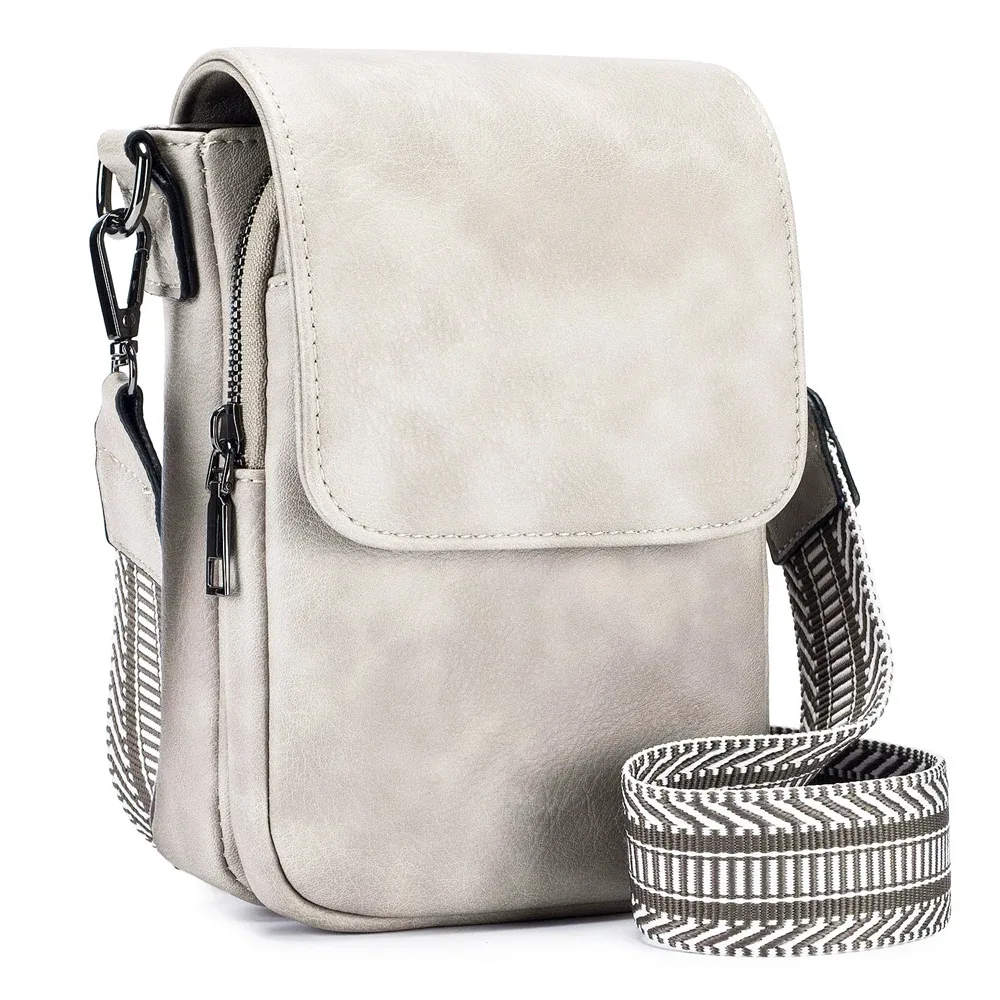 sac à bandoulière rétro en cuir pu pour femmes, large bandoulière simple avec couvercle, petit sac carré à la mode, nouvelle collection