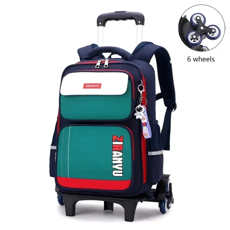sacs à dos roulants pour élèves du primaire, sac à dos d'école à roulettes pour enfants, sacs à dos de retour à l'école avec roulettes