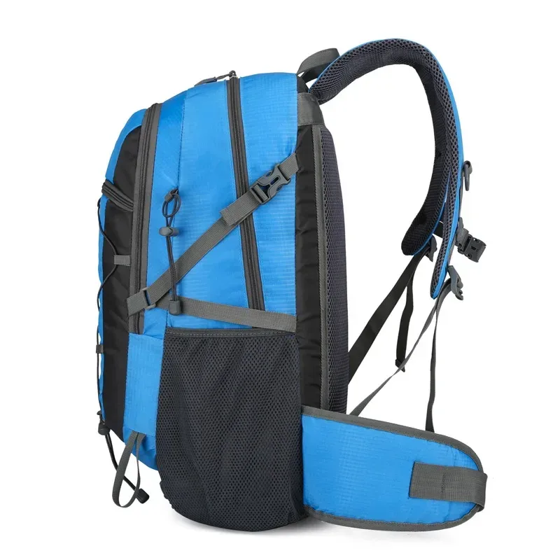 sac à dos d'escalade étanche pour hommes et femmes, sac à dos de sports de plein air, sacs à dos de voyage, camping, randonnée, trekking, 50l