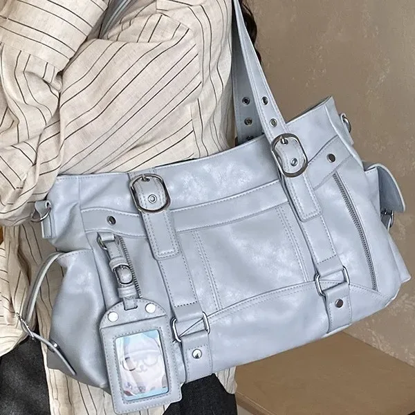 sac bandoulière vintage grande capacité pour femme 2026 – polyvalent, à porter à l'épaule ou sous le bras, idéal pour les trajets quotidiens et les voyages