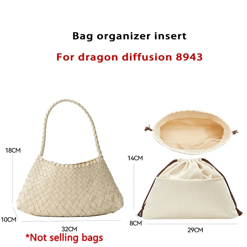 insert organisateur de sac pour diffusion dragon 8892, sac de mode durable, support de rangement, modification intérieure, accessoires de sac