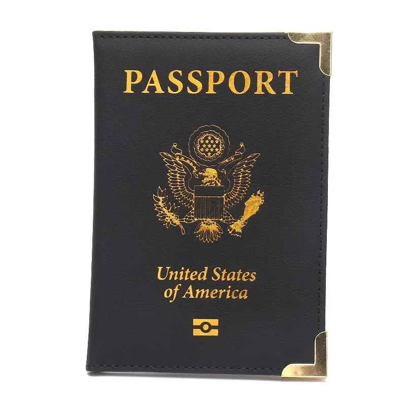 étui portefeuille passeport avec fentes pour cartes, organisateur de documents de voyage pour femmes et hommes