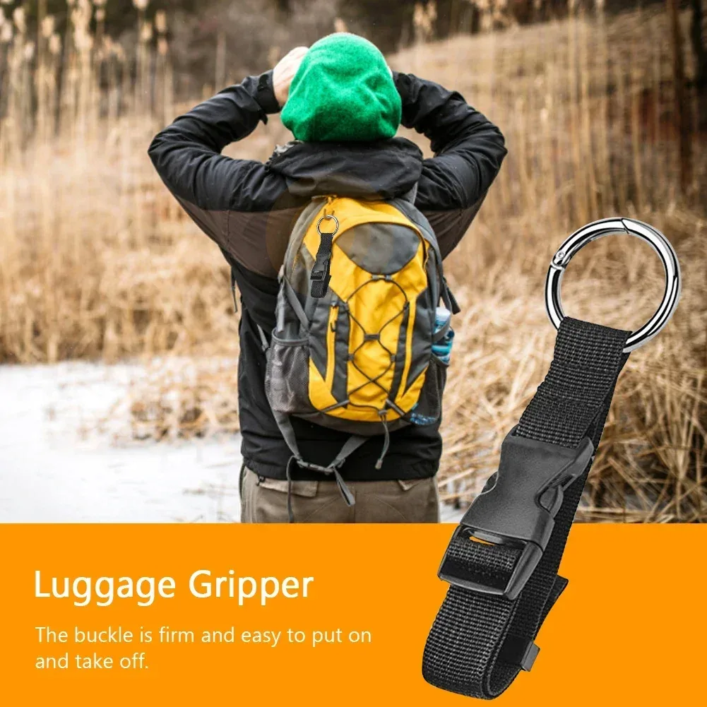 ceinture fixation sac dos nylon boucle rapide sangle ajustable voyage plein air transport lourd stabilité supplémentaire