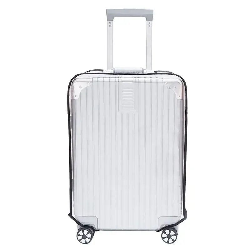housse de protection transparente pour bagages de voyage, imperméable, anti-poussière, pour valise de 18 à 30 pouces