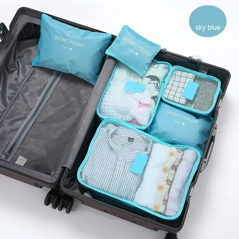 organisateur voyage polyester nylon vert kaki rose noir rouge compartiment chaussures vêtements voyage affaires vacances compact polyvalent durables