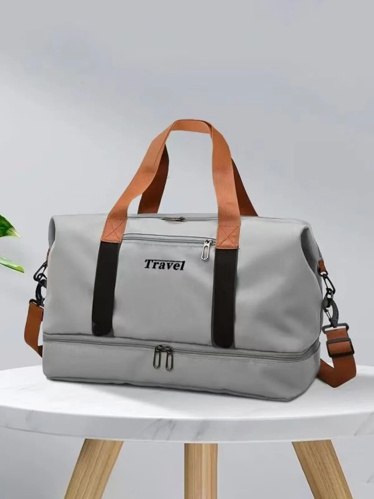 sac de sport portable grande capacité, sac de voyage pouvant être porté en bandoulière, grand sac fourre-tout de voyage, sac de sport