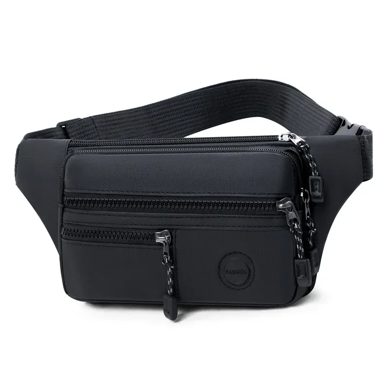 sac banane unisexe imperméable tendance – pochette de ceinture homme, sacoche de hanche femme, pochette de travail pour téléphone – équipement de voyage pour hommes et femmes