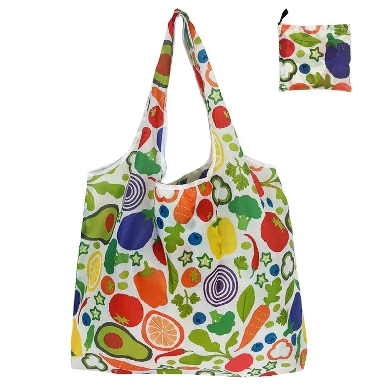 sac de courses écologique pliable, fourre-tout à la mode pour femmes, sac à main réutilisable pour fruits et légumes, sac de rangement d'épicerie, organisateur de sacs de shopping
