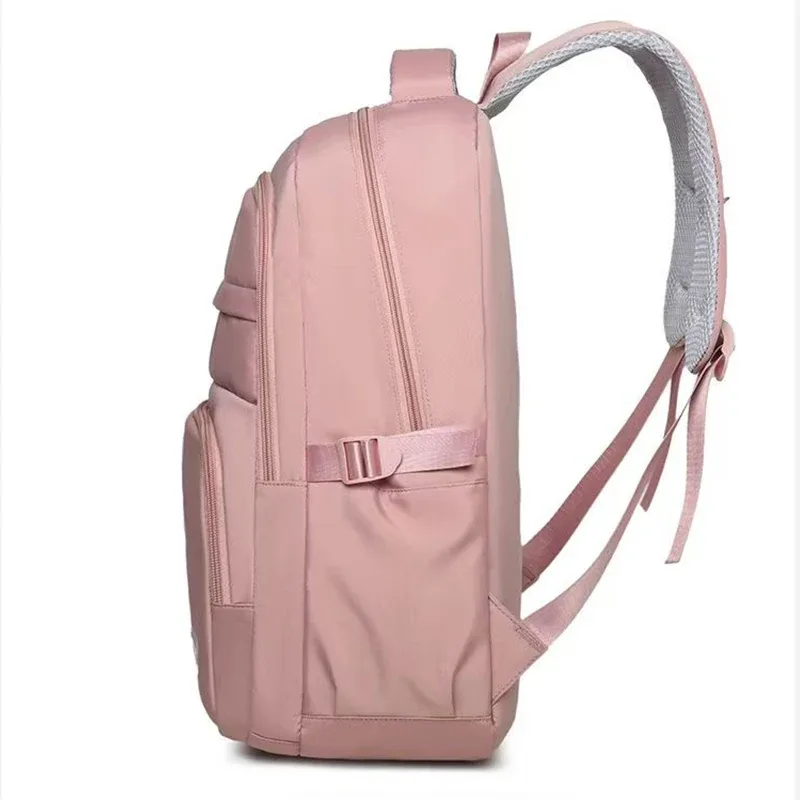 sac à dos de couleur neutre pour hommes et femmes, de couleur unie, idéal pour les voyages et les sorties des étudiants. conception à fermeture éclair multicouche.