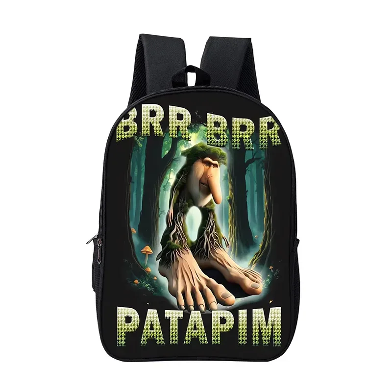 sac à dos scolaire pour garçons et filles, durable et souple, pour livres, motif dessin animé, anime, jeu, style italien brainrot, pour enfants