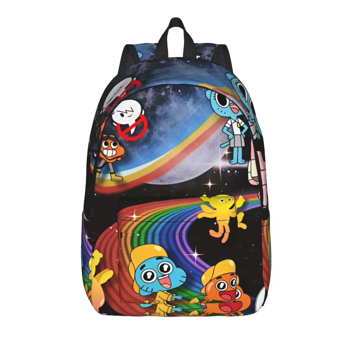 sac à dos the amazing world of gumball darwin swirl, sacs de voyage pour garçons et filles, sacs d'école durables de créateur, sac à dos décontracté