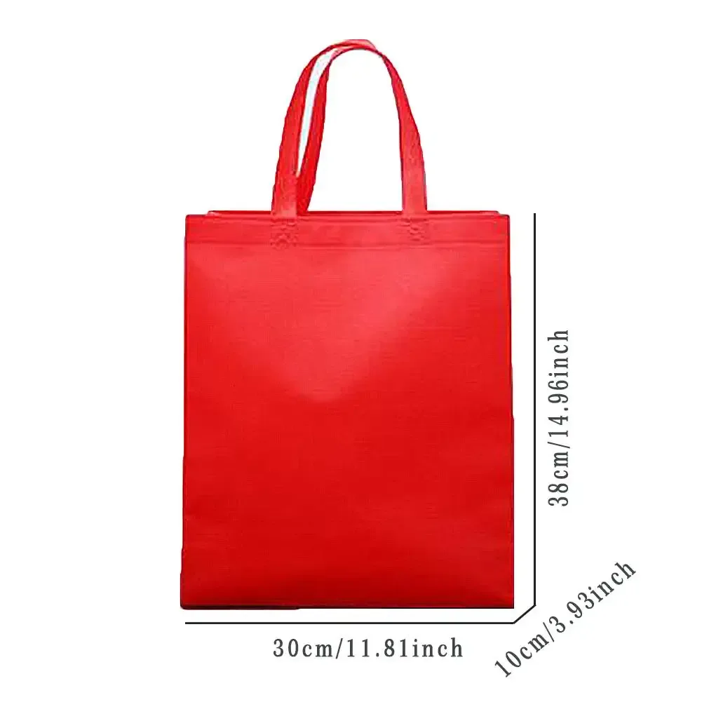 1 pc femmes pliable sac à provisions réutilisable eco grand sac à main tissu non-tissé sacs à bandoulière fourre-tout épicerie fourre-tout sacs pochette