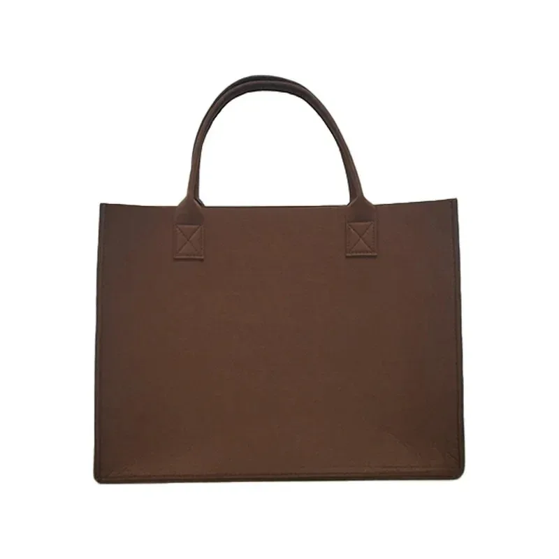 sac fourre-tout tendance en feutre grande capacité pour femme, sac à bandoulière, sac de shopping, sac de maman, sac de voyage, sac en tissu non tissé
