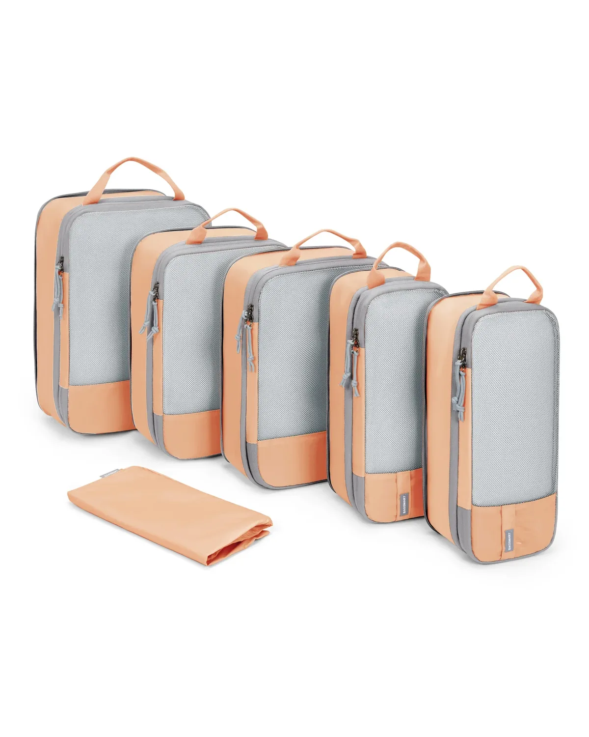 organisateur voyage polyester gris orange compresseur sac chaussures décontracté femmes sets compartiments zippés espacegain usage polyvalent voyages