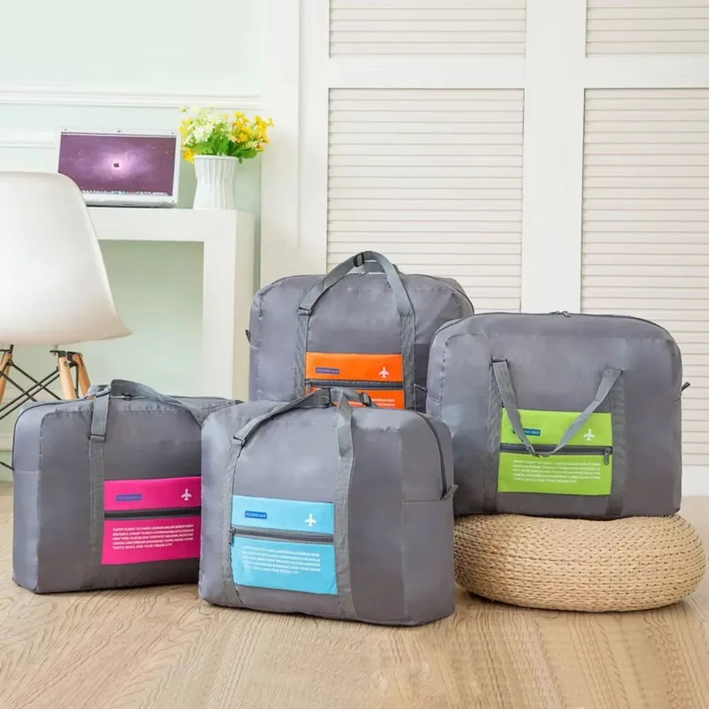 sac de voyage étanche de grande capacité pour femmes, sac à main pliable en nylon unisexe, bagages de voyage, nouvelle mode