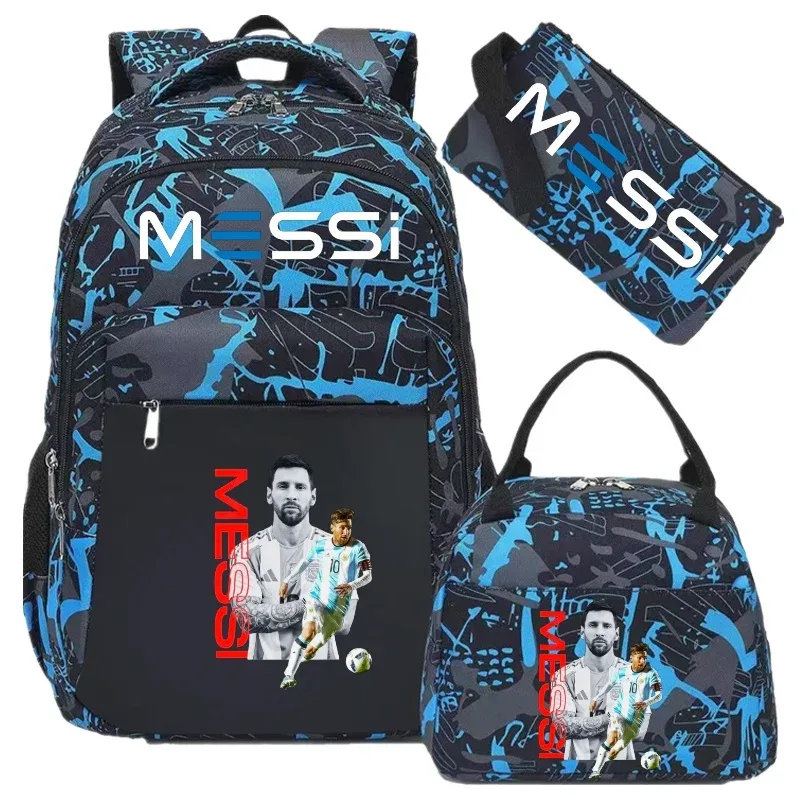 sac à dos pour ordinateur portable m-mbappes, pour femmes et hommes, sacs à dos décontractés pour le sport et le football, sac à dos oxford pour femmes, sac d'école pour hommes, sac de voyage, mochilas 3 pièces