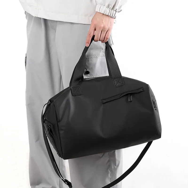 sacs de voyage tendance pour femmes, grande capacité, sac de sport pour hommes, sac de voyage imperméable pour le week-end, sac messager pour femmes, compartiment sec et humide