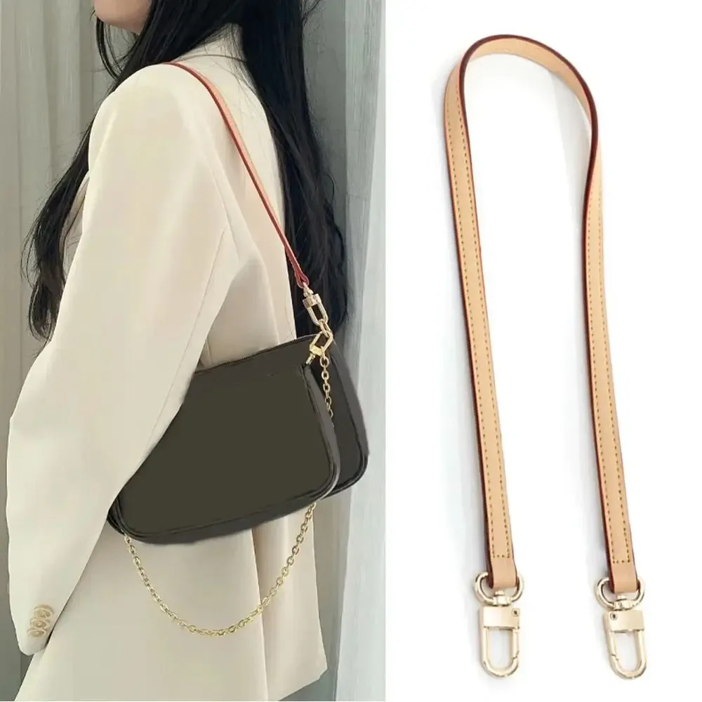 sangle de sac en cuir tendance, remplacement, réglable, ceinture de sac à main, couleur unie, fine, sangle de sac à bandoulière, accessoires de sac de haute qualité