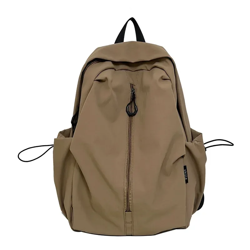 sac à dos d'université étanche en nylon de 15.6 pouces, sac à dos de voyage de grande capacité pour ordinateur portable unisexe, sac d'école de conception simple pour adolescents