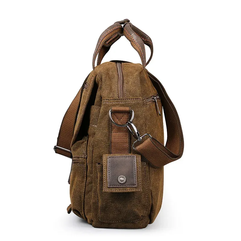 sacs messager en toile rétro ruil 2022, multifonctionnels, pour hommes, sacoche d'épaule, sac de voyage décontracté, sacoche à outils, sac vintage, mallette