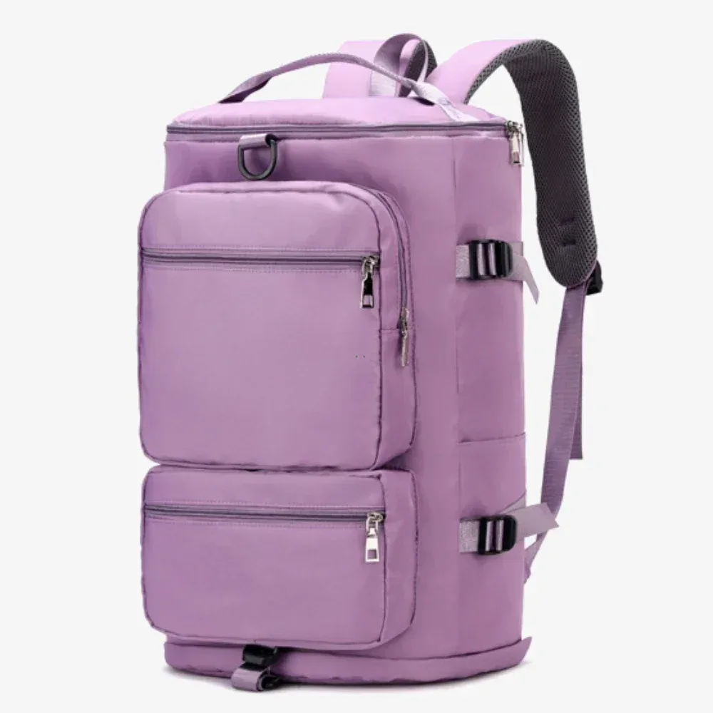 grands sacs à dos de voyage pour femmes, imperméables, élégants, décontractés, avec sangle de bagage, sacs de sport pour dames, yoga