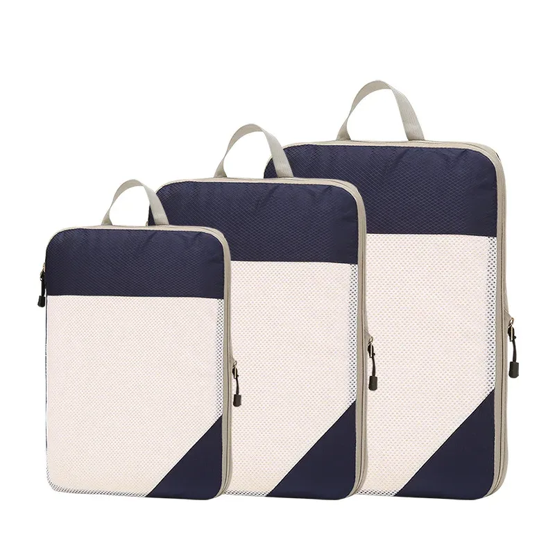 sac de rangement de voyage pour placard, bagages de voyage pour vêtements, chaussures, articles de toilette, cosmétiques, cubes d'emballage anti-poussière, sac de compression