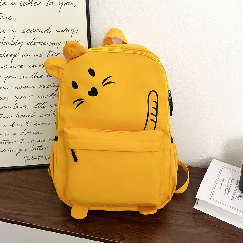 sac à dos scolaire mignon de style coréen, grande capacité, léger, en nylon, sac à dos décontracté pour étudiants, sac de voyage, sac pour ordinateur portable pour l'université