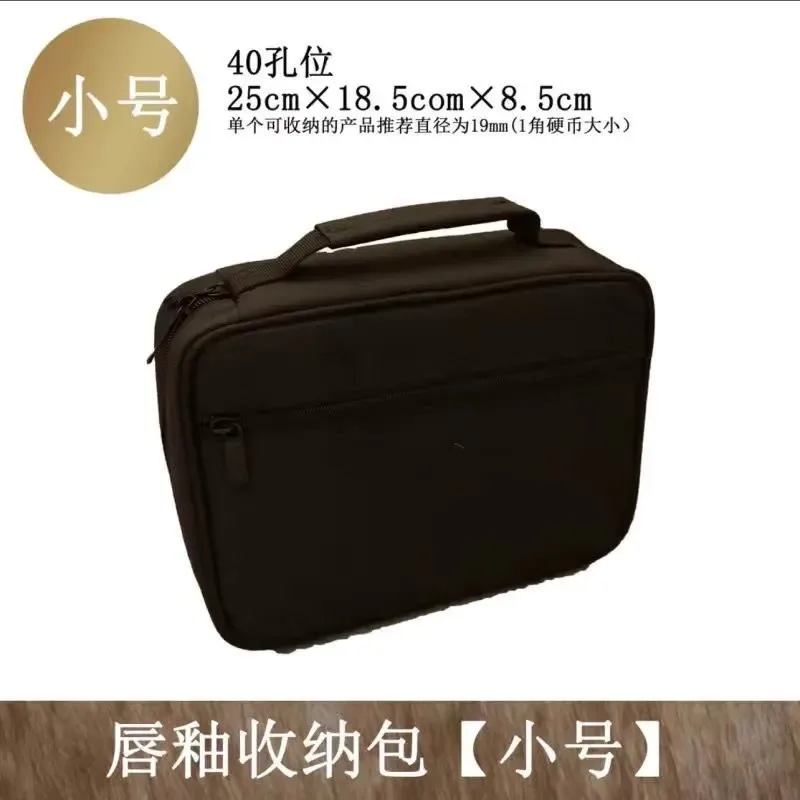 grande trousse de maquillage transparente, organiseur de rouge à lèvres et de gloss avec compartiments réglables, pour artistes professionnels